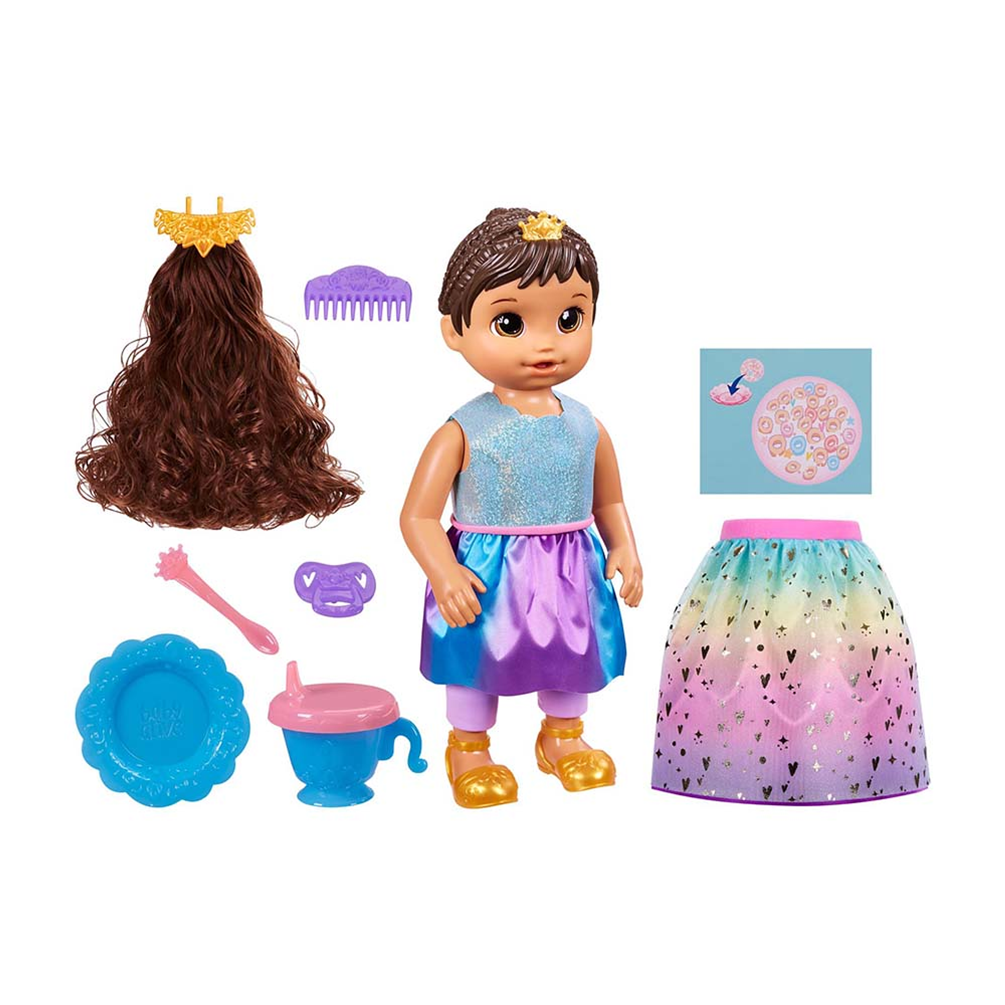 Baby Alive Princess Ellie Grows Up Castaña  1