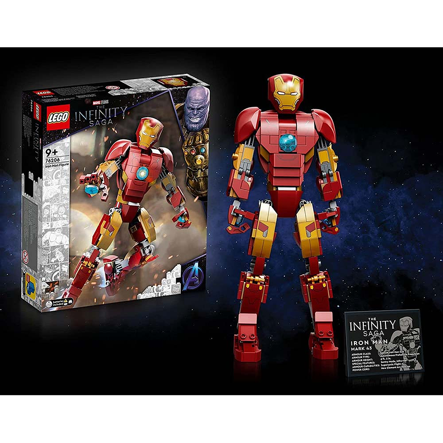 Lego Marvel Figura De Iron Man  6