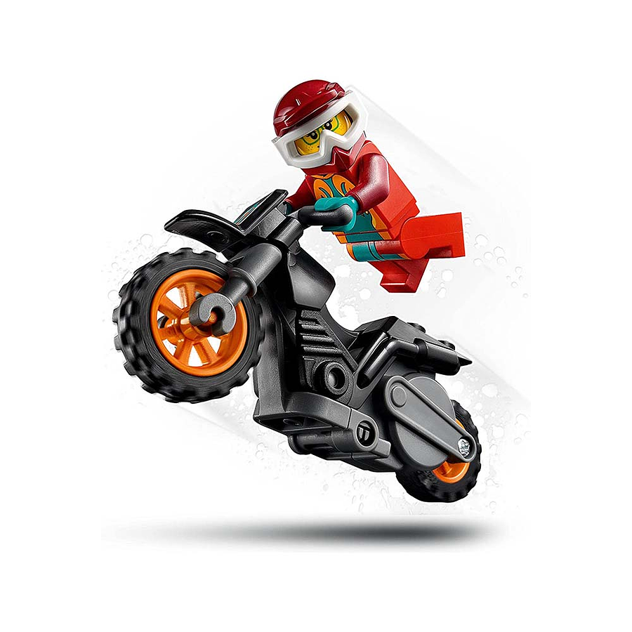Lego Moto Acrobática Fuego  5