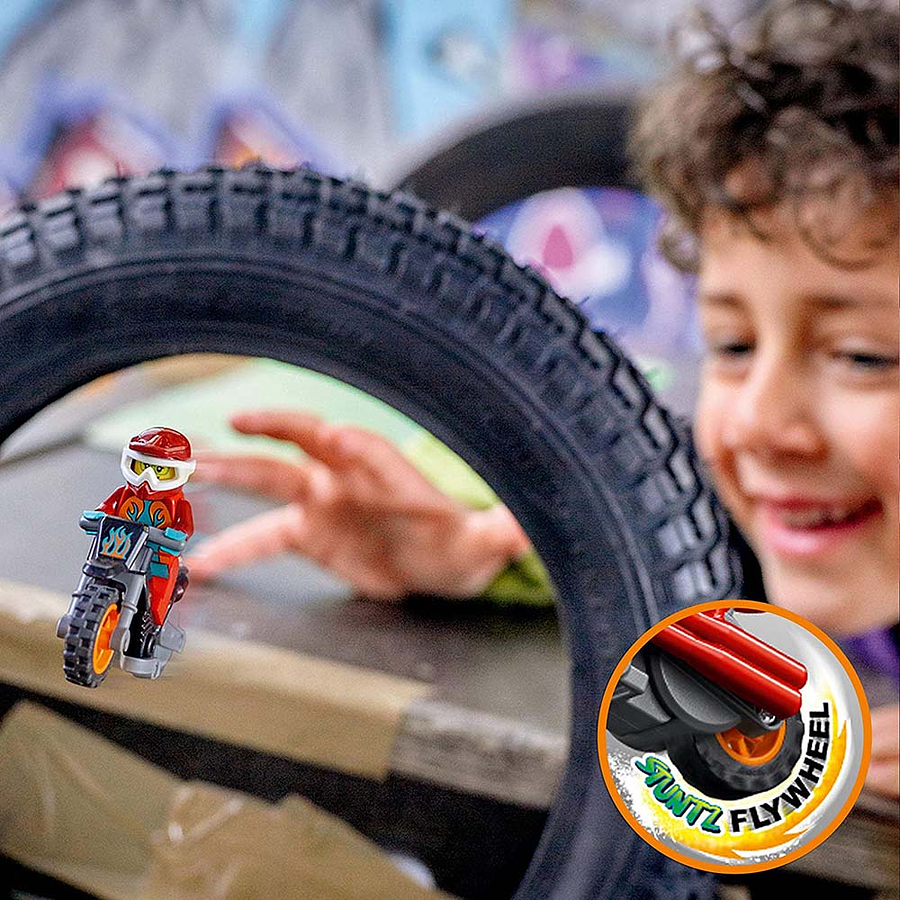 Lego Moto Acrobática Fuego  6