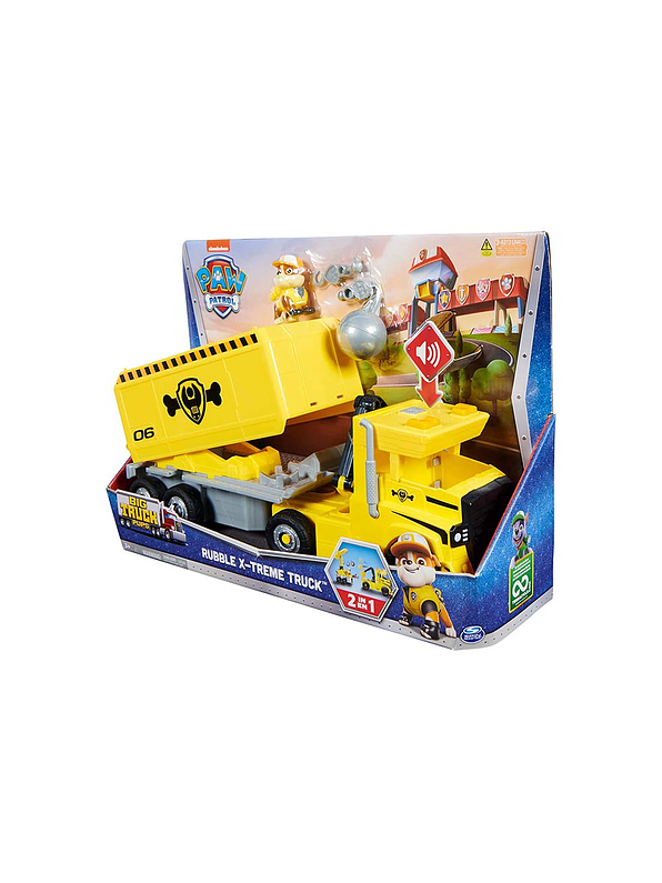 Paw Patrol Big Trucks Mega Camión Rubble  3