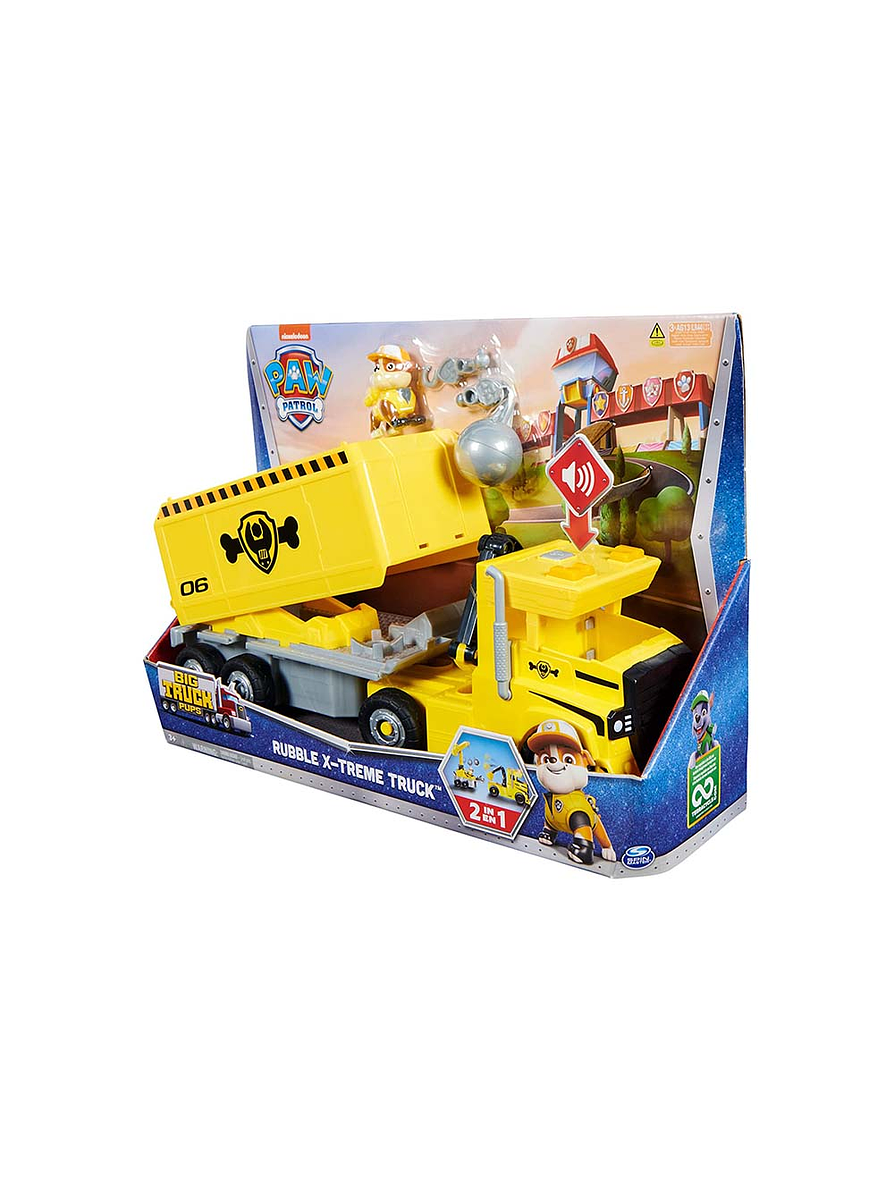 Paw Patrol Big Trucks Mega Camión Rubble  3