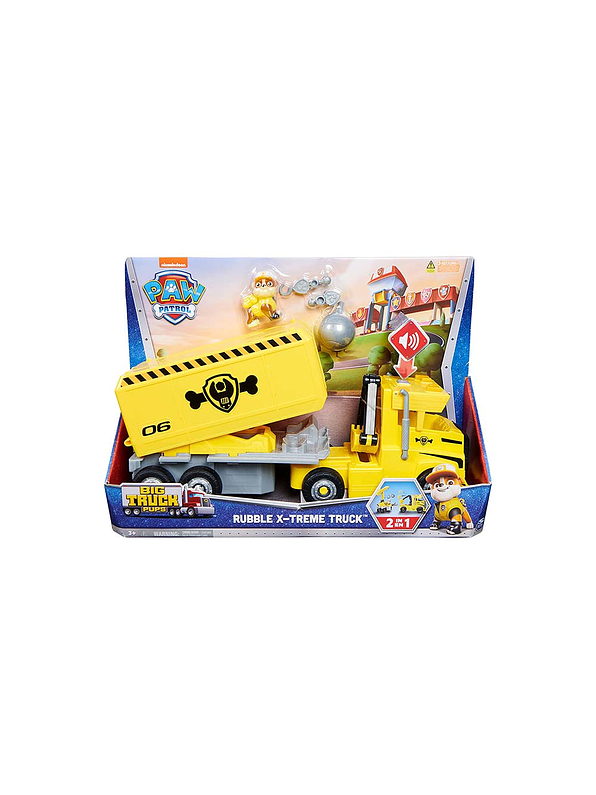 Paw Patrol Big Trucks Mega Camión Rubble  1