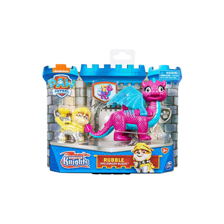 Paw Patrol Rescue Knights Rubble And Dragon Blizzie  2