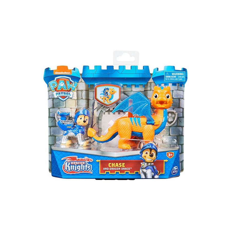 Paw Patrol Rescue Knights Chase And Dragon Draco  2