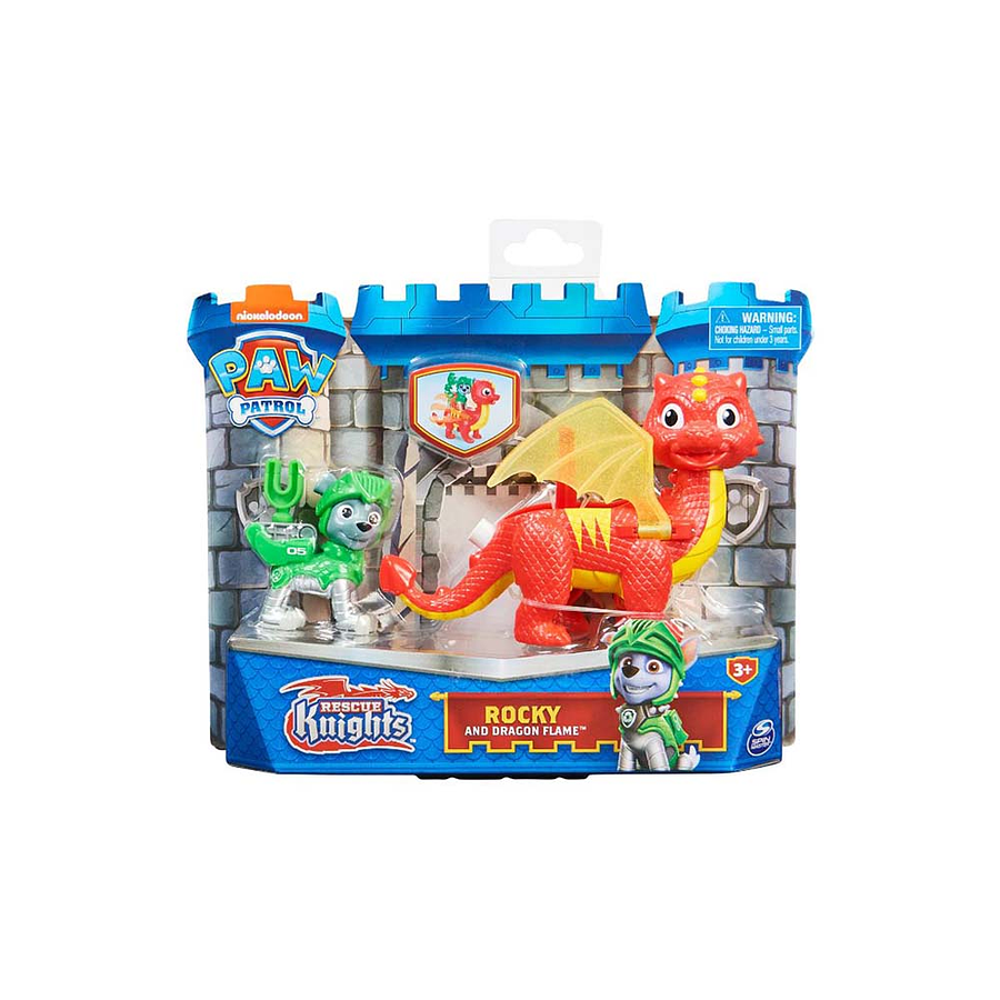 Paw Patrol Rescue Knights Rocky And Dragon Flame  2
