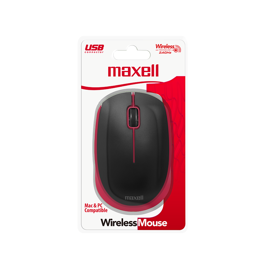 Mouse Mowl 100 Red Inalámbrico Maxell  1