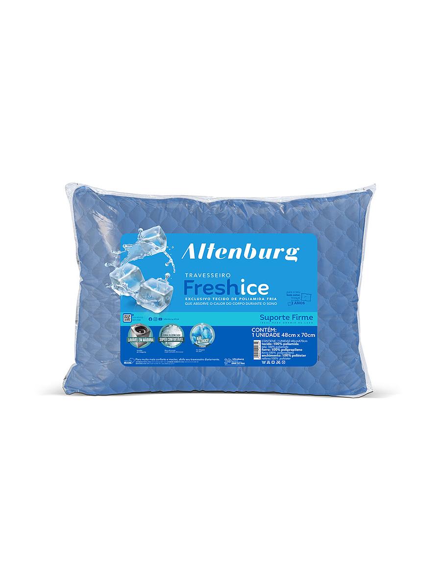 Almohada Fresh Ice Ultrawave 48 X 70 Cms 1