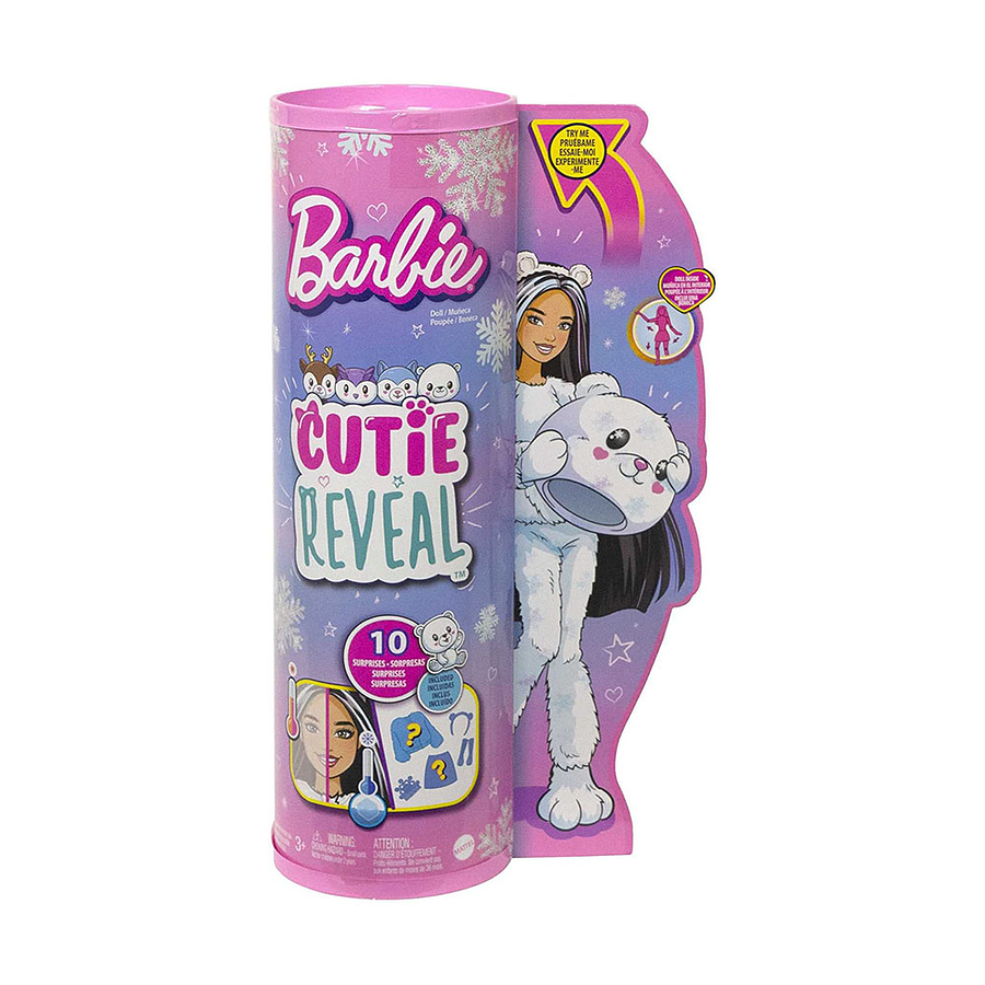 Barbie Cutie Reveal Serie Invierno Oso 5