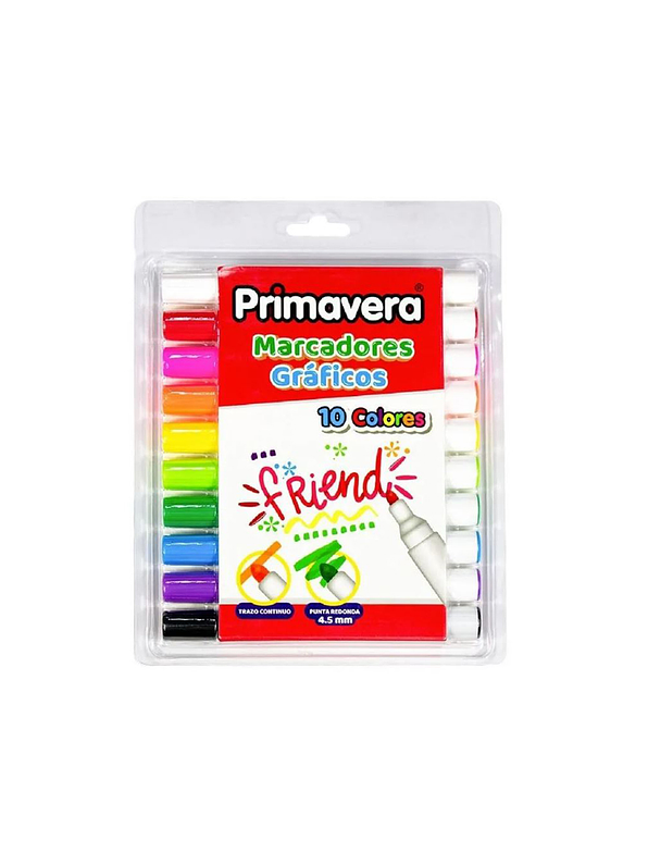 Marcadores Gráficos X 10 Unidades Primavera  1