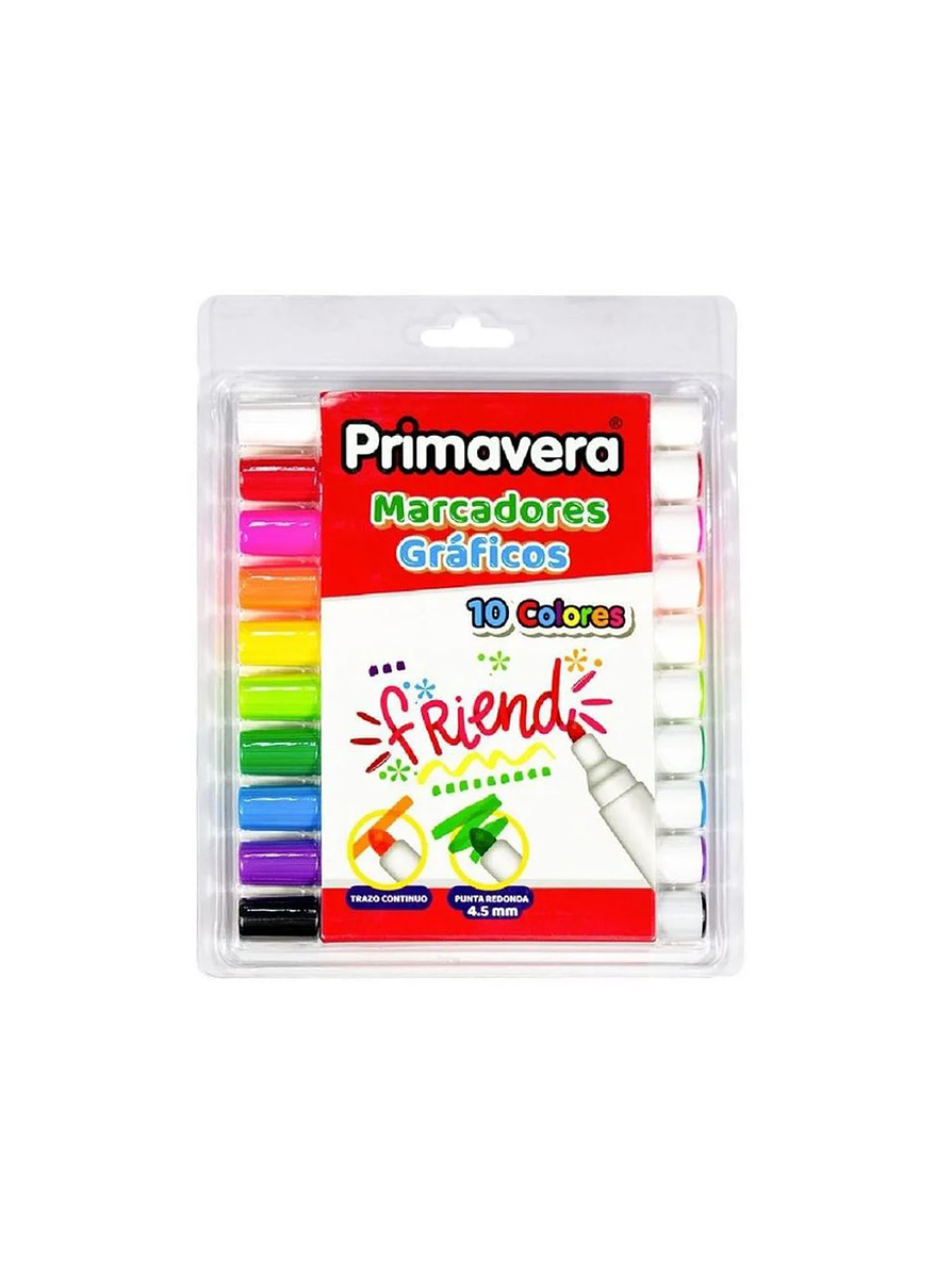 Marcadores Gráficos X 10 Unidades Primavera  1