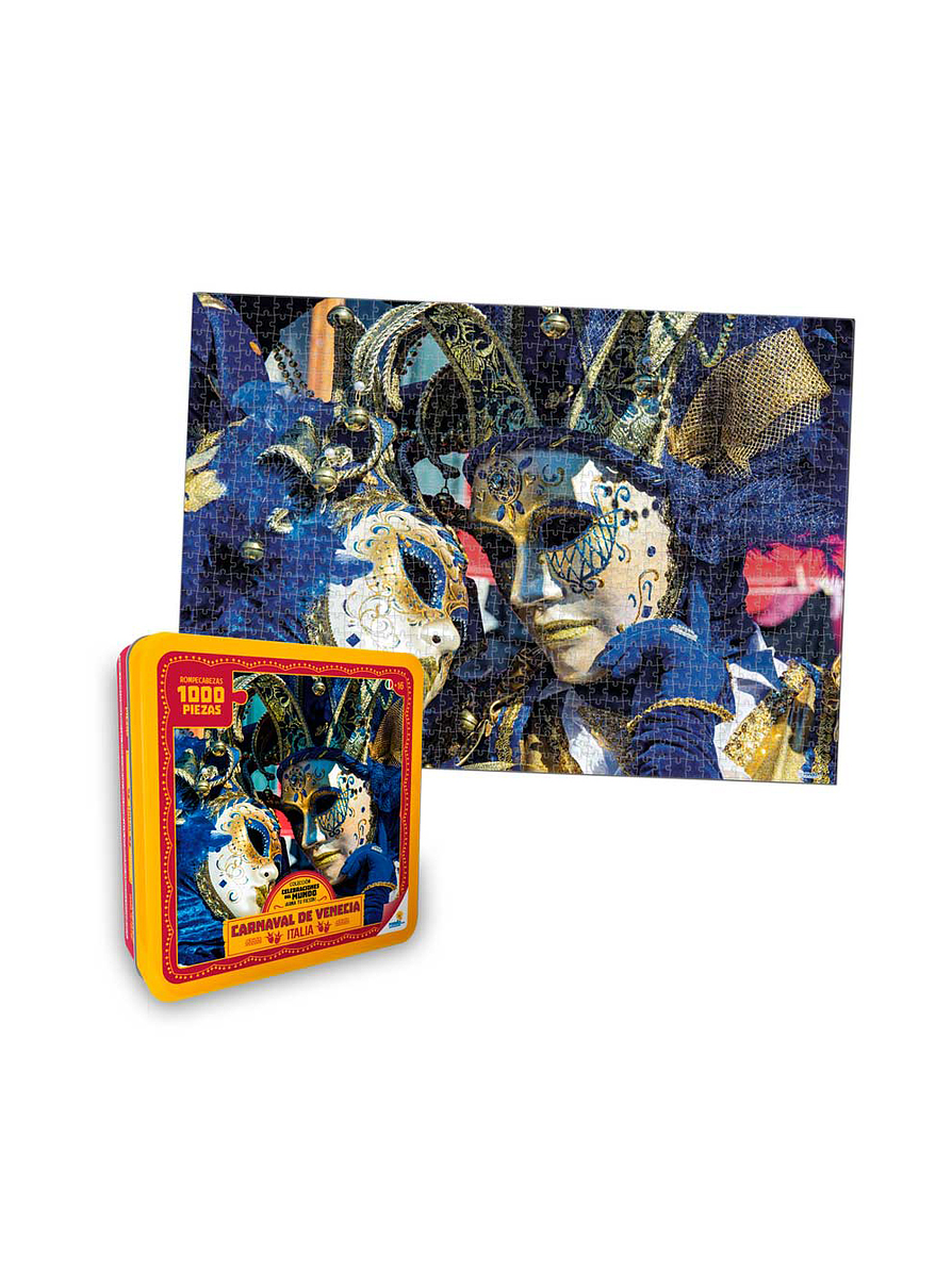 Rompecabezas X 1000 Piezas Celebración Carnaval De Venecia  2
