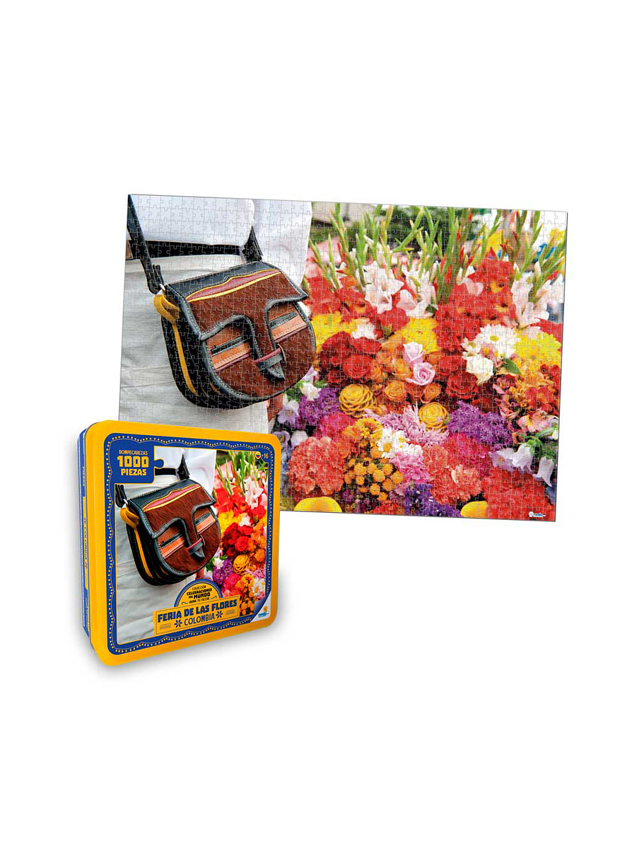 Rompecabezas X 1000 Piezas Celebración Feria De Las Flores  2