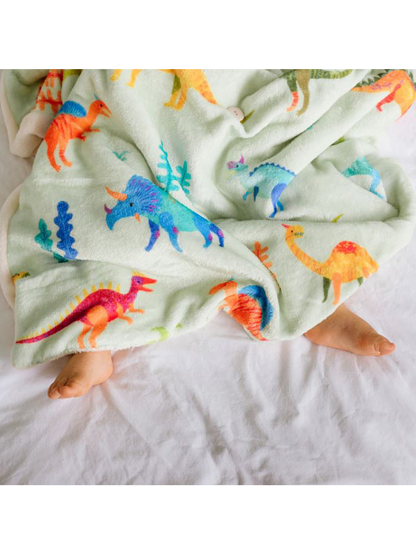 Cobija Para Bebé Estampado De Dinosaurios  3