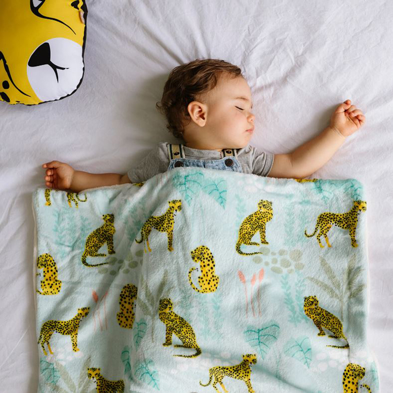 Cobija Para Bebé Estampado De Felinos