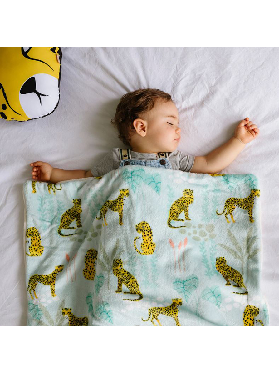 Cobija Para Bebé Estampado De Felinos  1