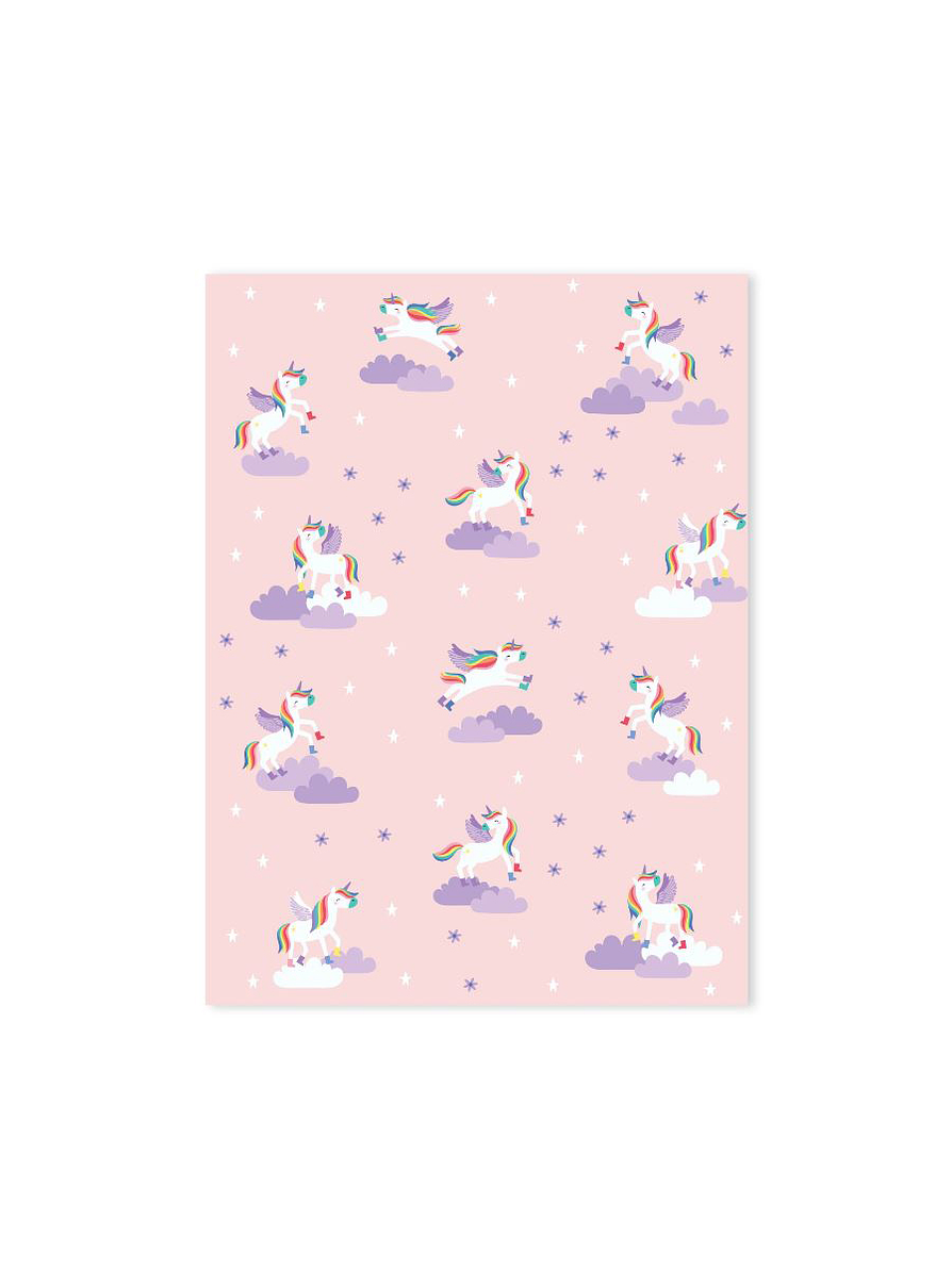 Cobija Para Bebé Estampado De Unicornios  3