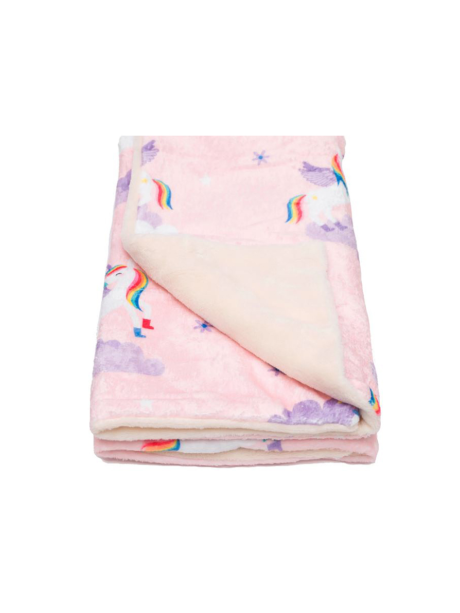 Cobija Para Bebé Estampado De Unicornios  1