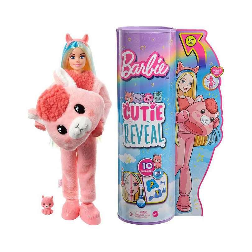 Barbie Cutie Reveal Disfraz De Llama