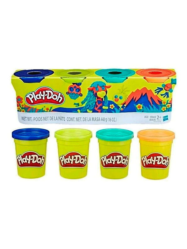 Play Doh Pack X 4 Unidades 1