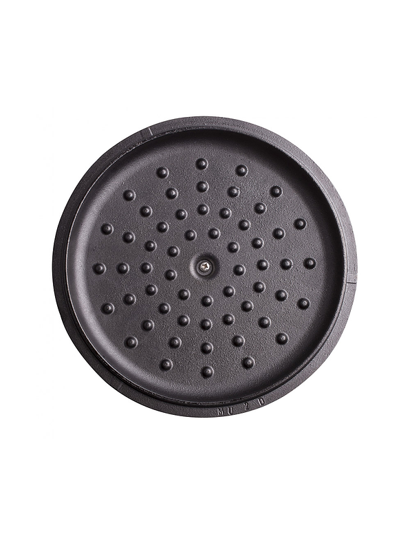 Olla 4QT Con Tapa Hierro Negro Mate 3.8 Litros  5