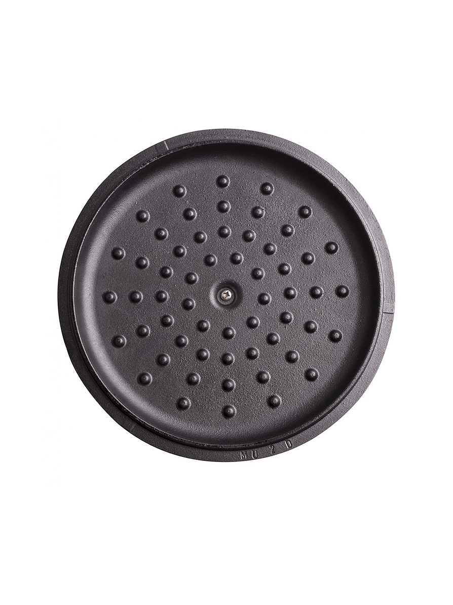 Olla 4QT Con Tapa Hierro Negro Mate 3.8 Litros  5