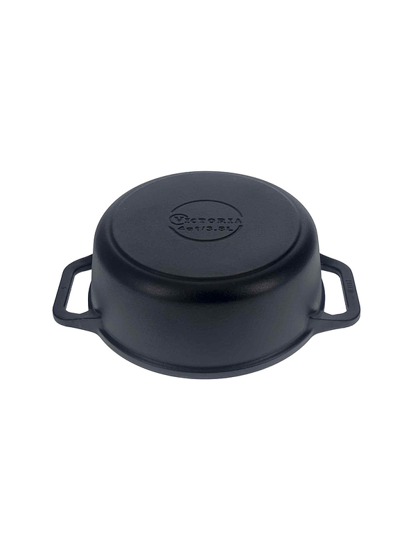 Olla 4QT Con Tapa Vidrio Negro Mate 3.8 Litros  4