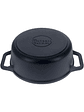 Olla 4QT Con Tapa Vidrio Negro Mate 3.8 Litros  - Miniatura 4
