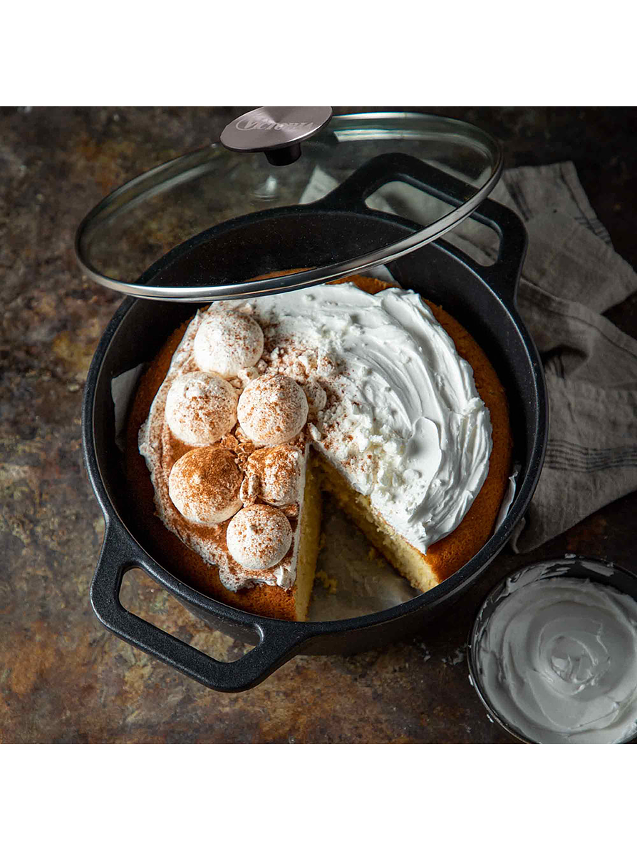 Olla 4QT Con Tapa Vidrio Negro Mate 3.8 Litros  5