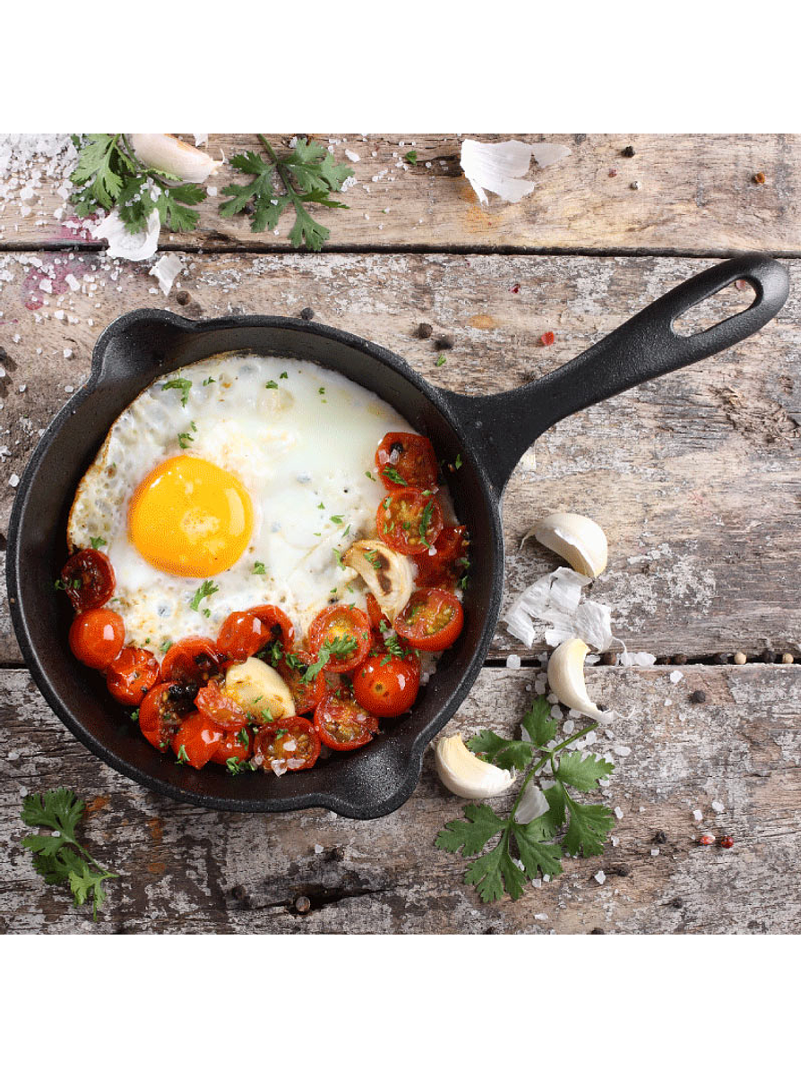 Sartén 8 Pulgadas 20 Cm Negro Mate 1 Litro  5