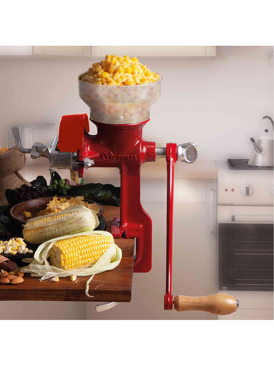 Molino Tradicional Grano Rojo Tolva Plástica  2