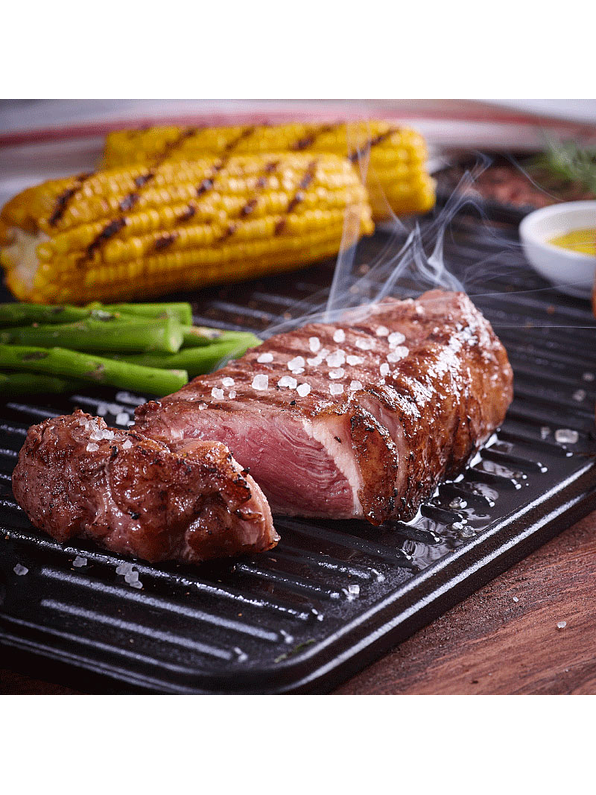 Plancha Para Asar De Hierro Fundido Negro Mate 50 x 35 Cm  3