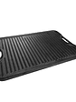 Plancha Para Asar De Hierro Fundido Negro Mate 50 x 35 Cm  - Miniatura 1