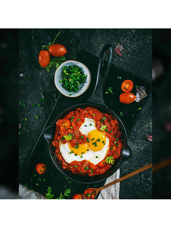 Sartén Skillet 6,5 Pulgadas 16 Cm Negro Mate 0,5 Litros  4