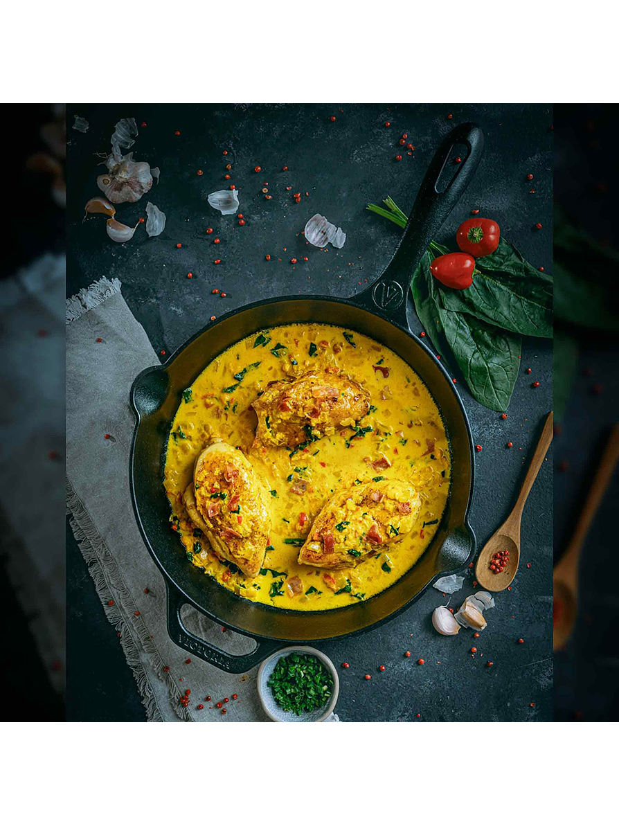 Sartén De Hierro Fundido 12 Pulgadas 32 Cm  4