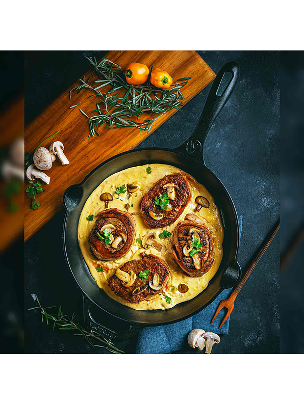 Sartén De Hierro Fundido 12 Pulgadas 32 Cm  5