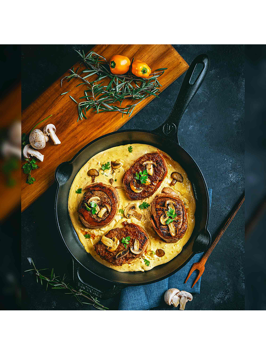 Sartén De Hierro Fundido 12 Pulgadas 32 Cm  5