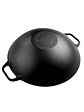 Sartén Wok De Hierro Fundido 14 Pulgadas 35 Cm  - Miniatura 3
