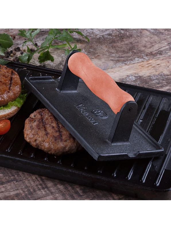 Pisador De Carnes De Hierro Fundido 21 x 11 Cm  2