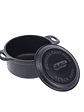 Olla Mini Cocotte 0.22 QT Esmaltada Negro 0,2 Litros  - Miniatura 1