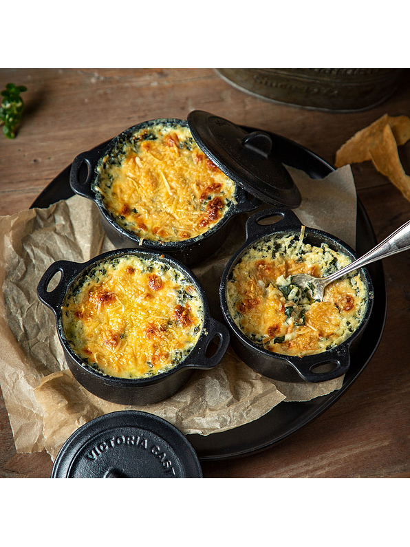 Olla Mini Cocotte 0.22 QT Esmaltada Negro 0,2 Litros  2