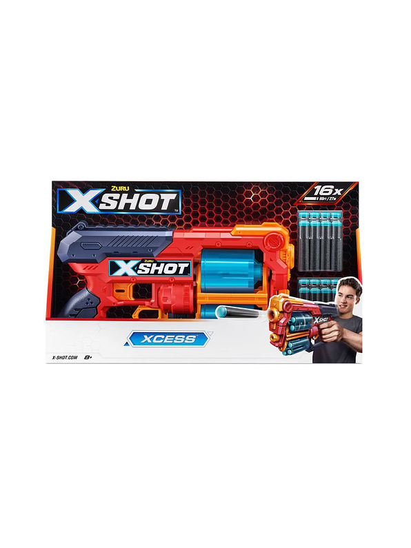 Lanzador De Dardos Xcess 16 Dardos X-Shot  2
