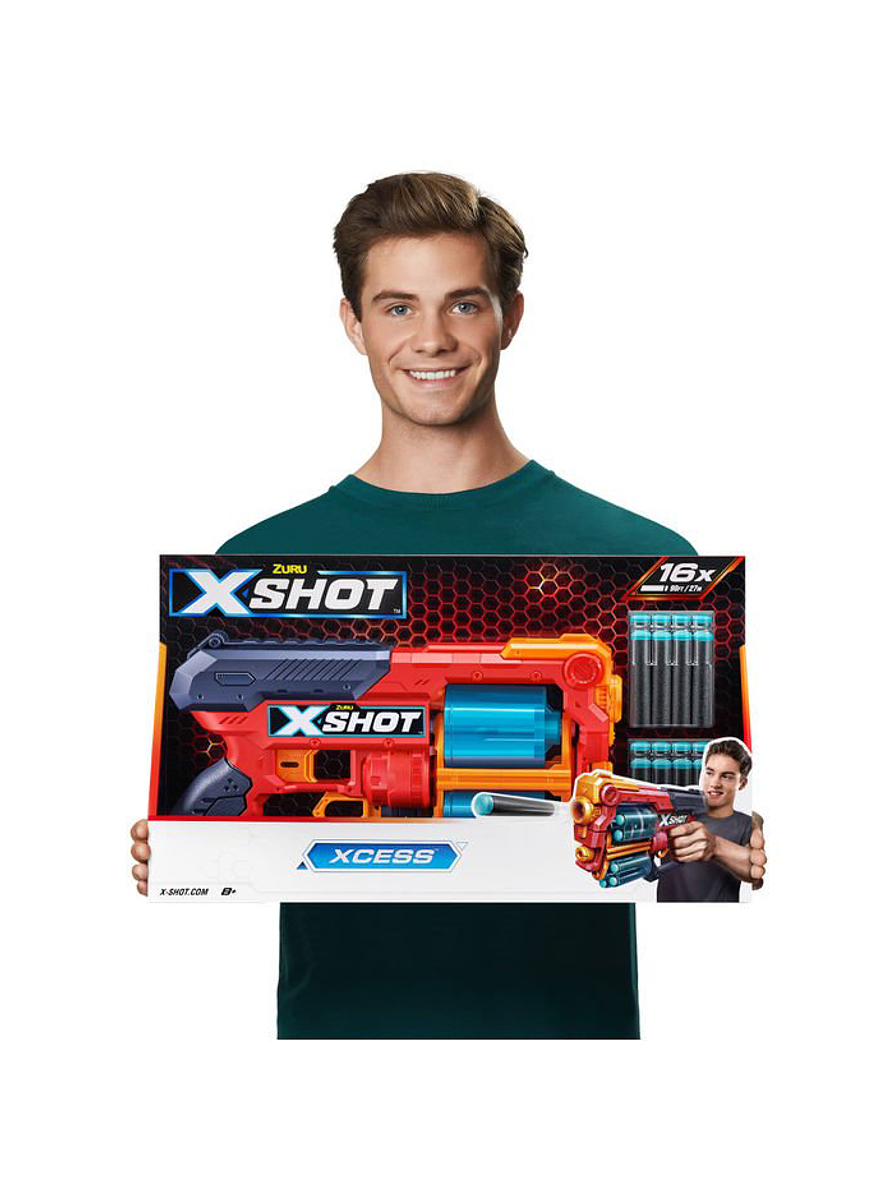 Lanzador De Dardos Xcess 16 Dardos X-Shot  4