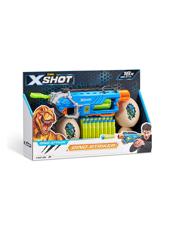 Lanzador De Dardos Dino Striker 16 Dardos X-Shot  2