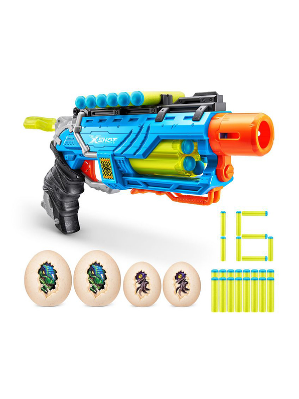 Lanzador De Dardos Dino Striker 16 Dardos X-Shot  4