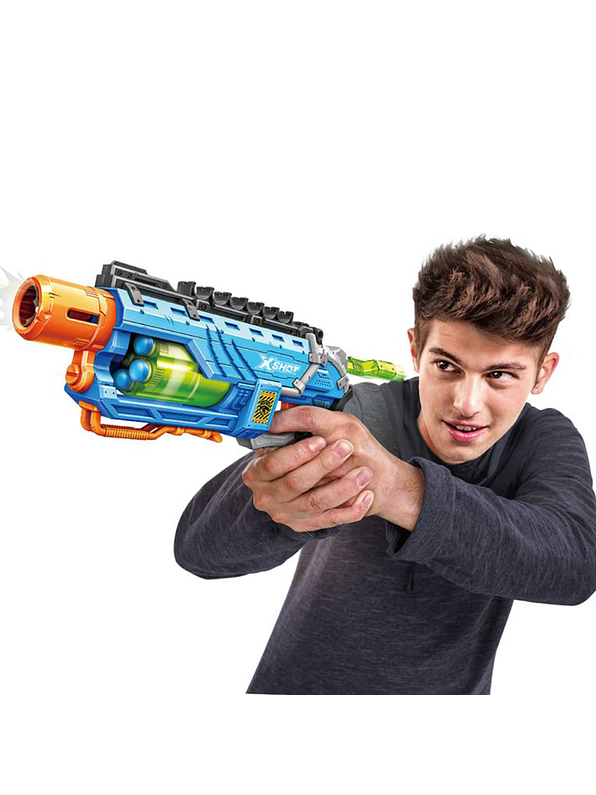 Lanzador De Dardos Dino Striker 16 Dardos X-Shot  12