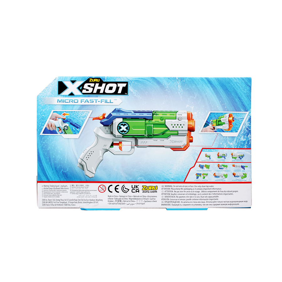 Lanzador De Agua Micro Fast Fill X-Shot  3
