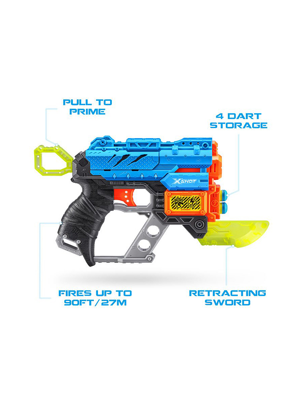 Lanzador De Dardos Dino Attack X 8 Dardos X-Shot  3