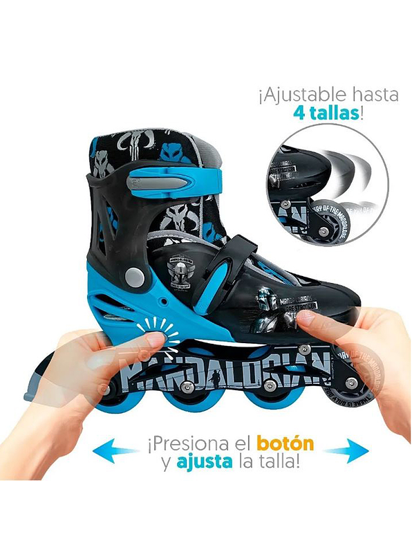 Patines Aluminio Mandalorian Talla M  4
