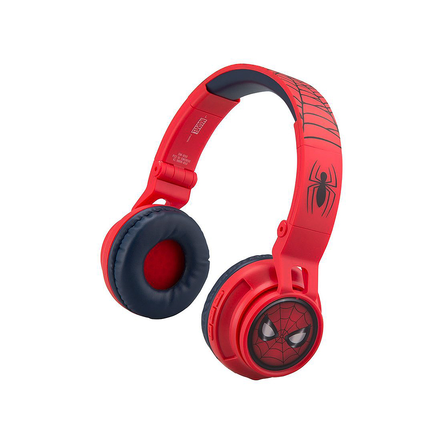 Audífonos Bluetooth De Lujo Spiderman Rojo 1